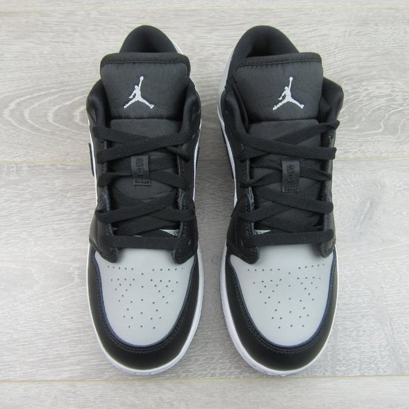 Air Jordan 1 Low GS Size 7Y Shadow Black Grey Shoes NEW - Picture 5 of 12